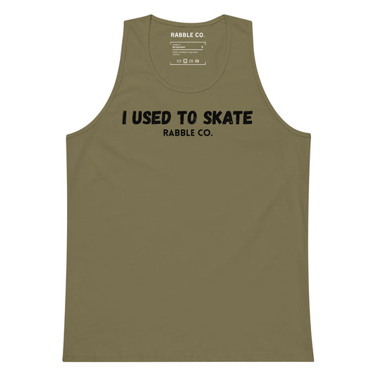 I Used To Skate (Black) - Tank Top - RABBLE COMPANY