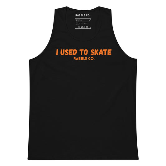 I Used To Skate (Orange) - Tank Top - RABBLE COMPANY
