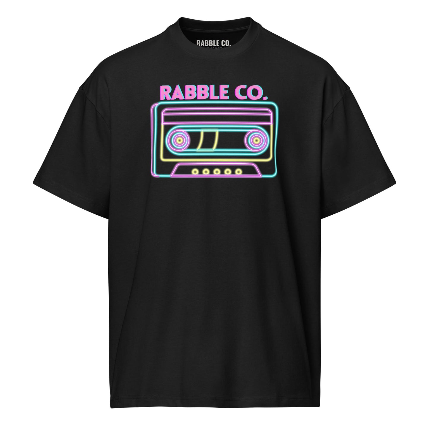 Listen. Rewind. Repeat. - Heavyweight Men’s box tee - RABBLE COMPANY