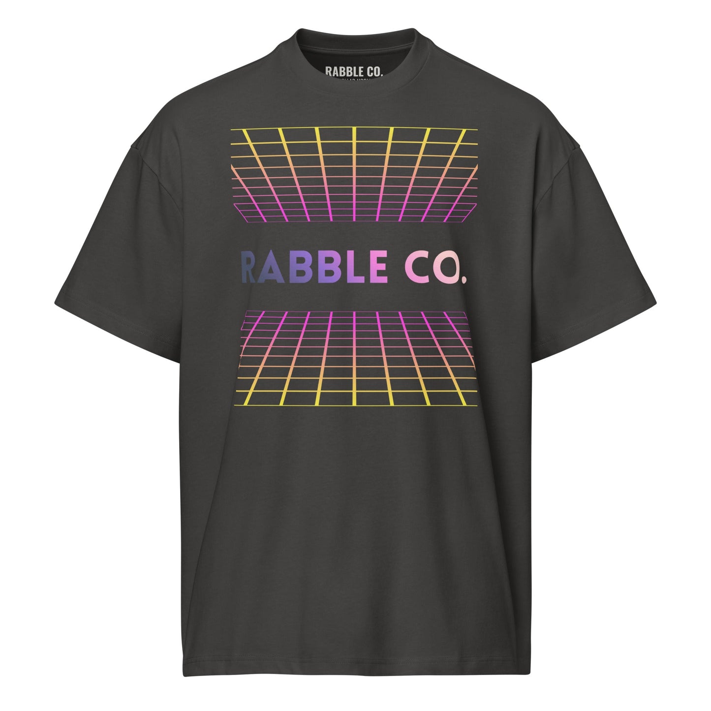 Retro Grid - Heavyweight Men’s box tee - RABBLE COMPANY