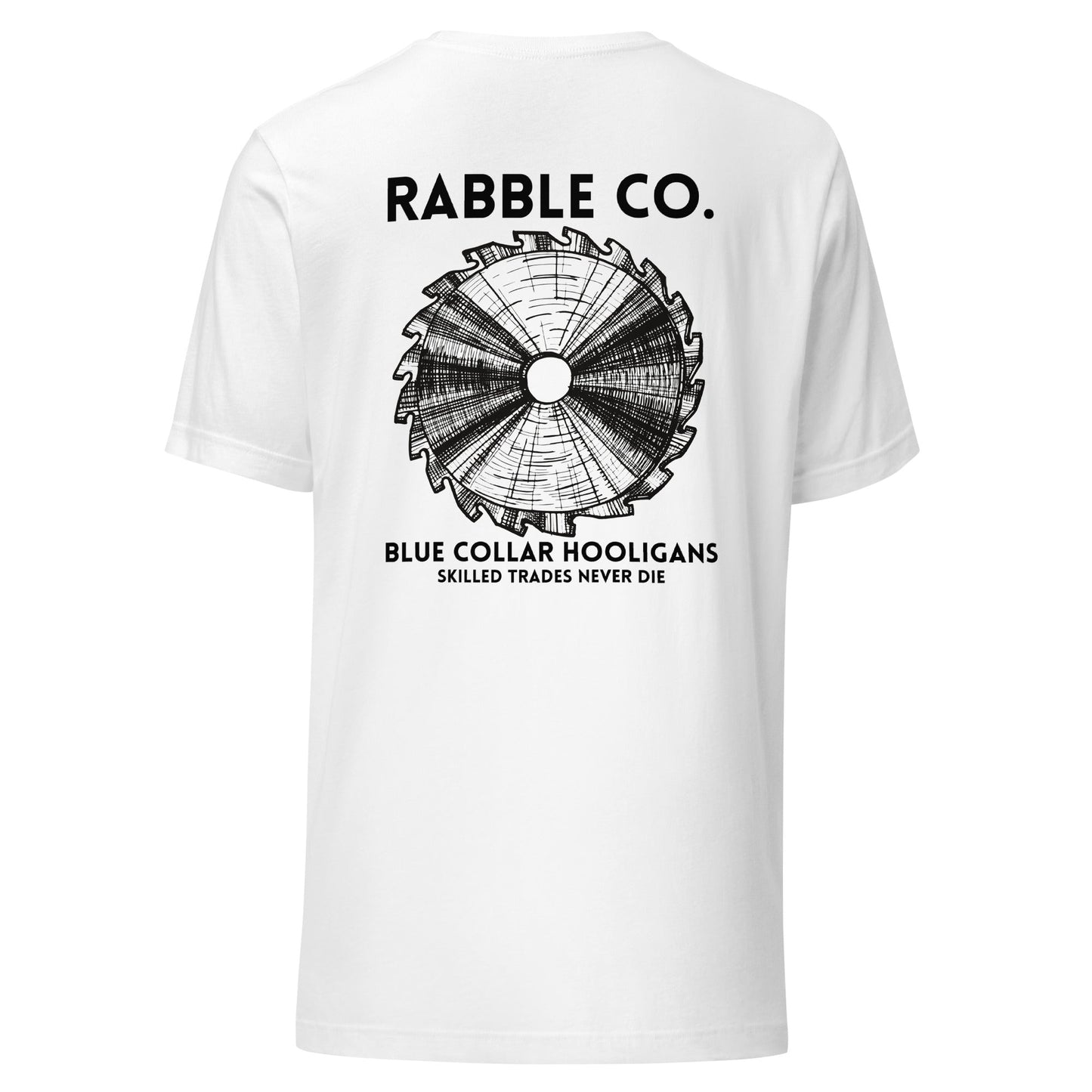 Skilled Trades Saw (Black) - T-Shirt - RABBLE COMPANY