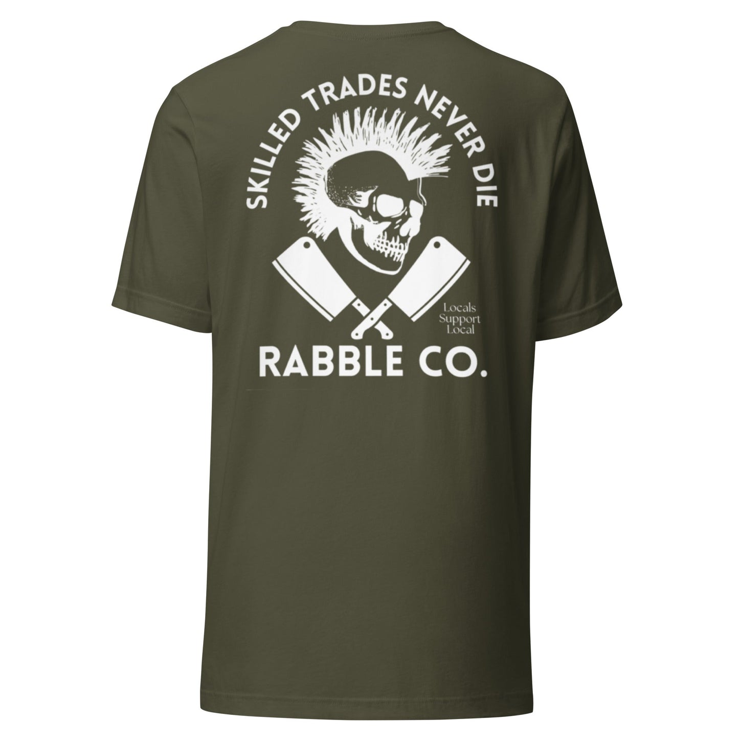 Skilled Trades Support Local (Wh) - T-Shirt - RABBLE COMPANY