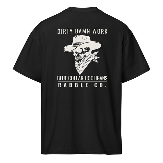 Dirty Work (W) - Heavyweight Men’s box tee - RABBLE COMPANY