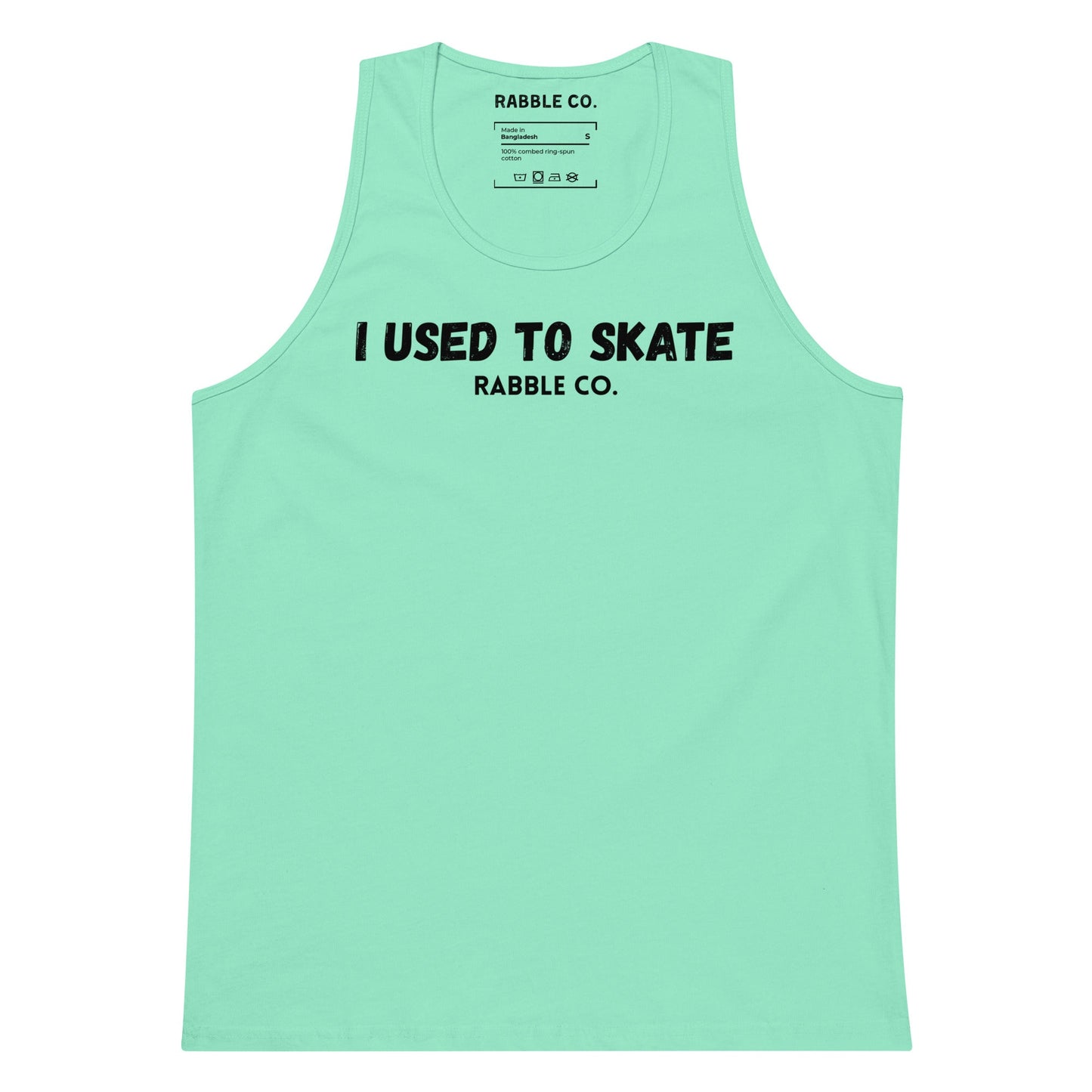 I Used To Skate (Black) - Tank Top - RABBLE COMPANY
