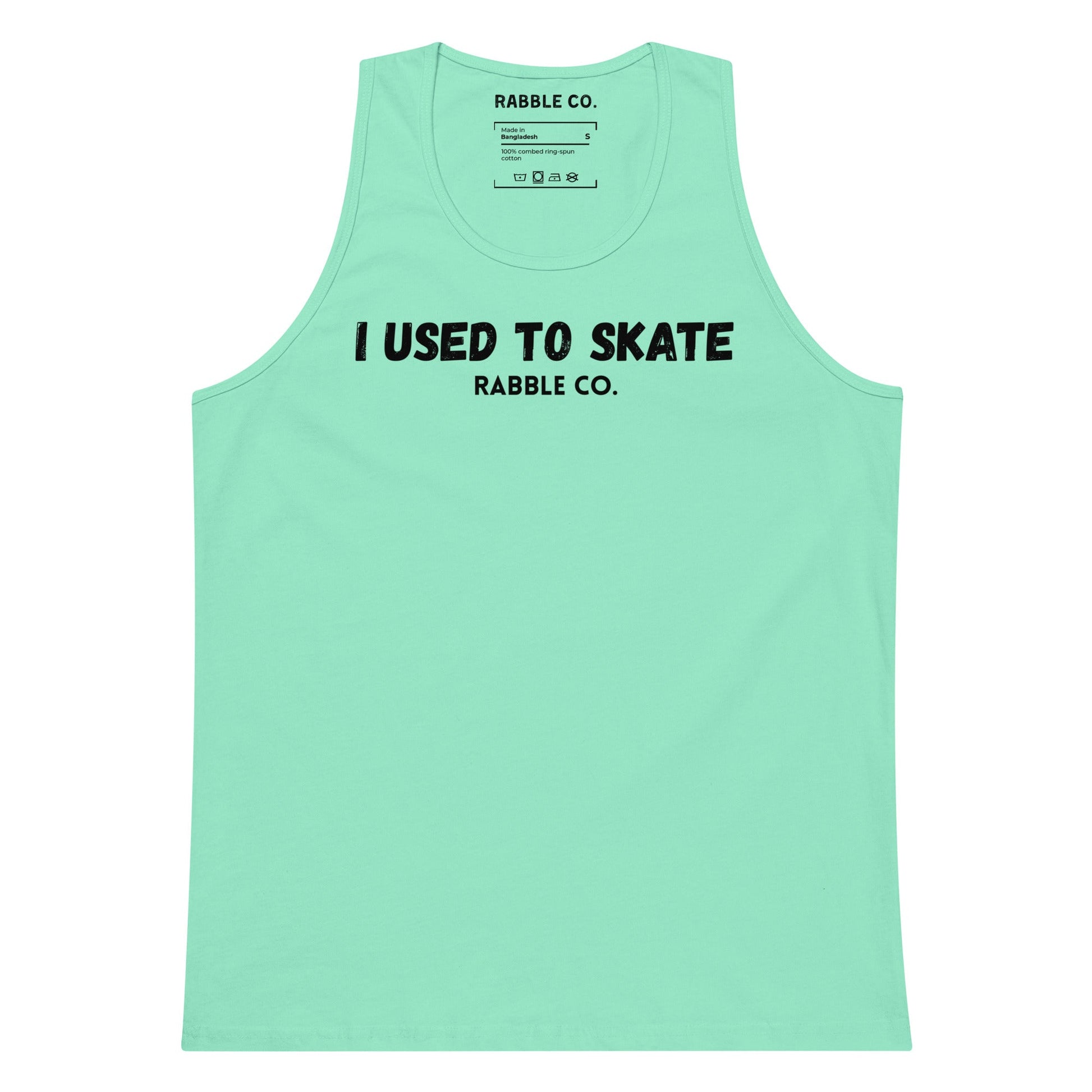 I Used To Skate (Black) - Tank Top - RABBLE COMPANY