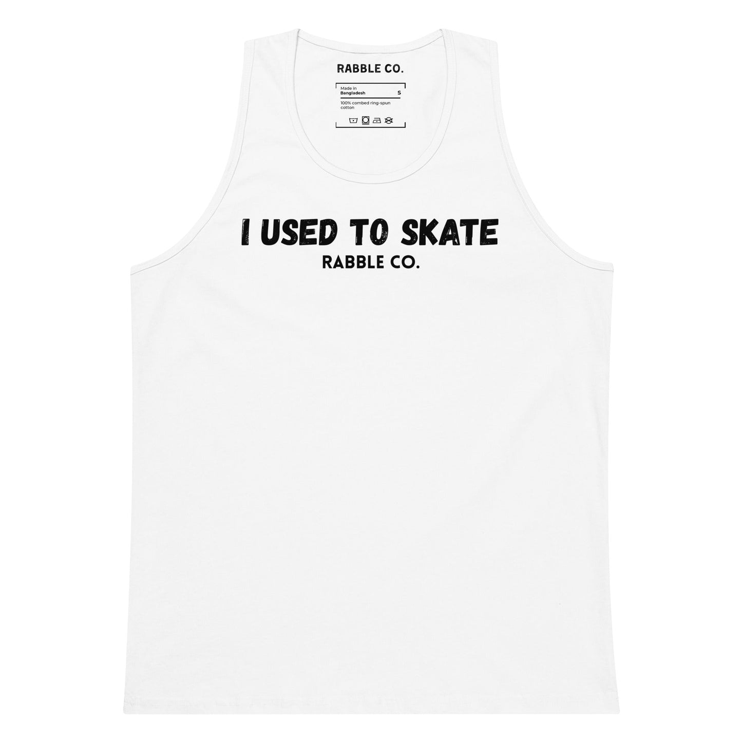 I Used To Skate (Black) - Tank Top - RABBLE COMPANY