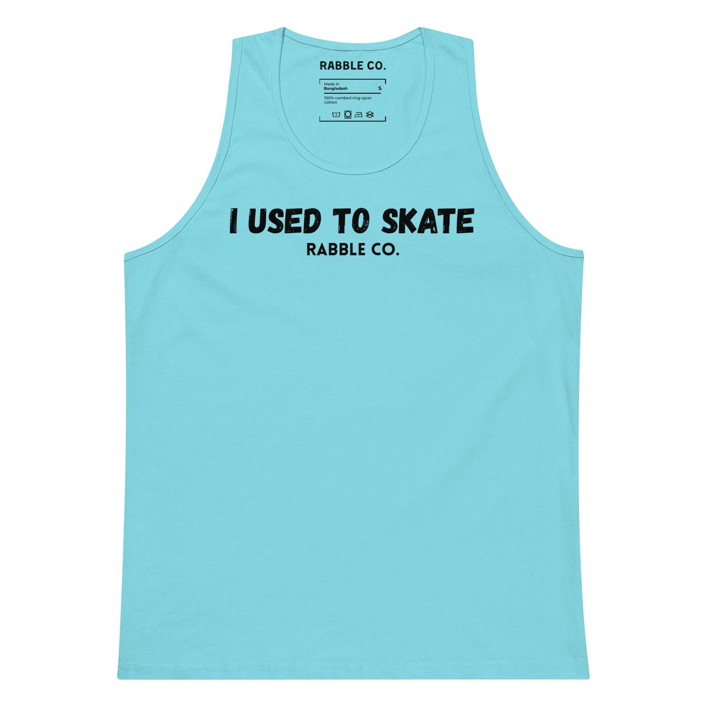 I Used To Skate (Black) - Tank Top - RABBLE COMPANY