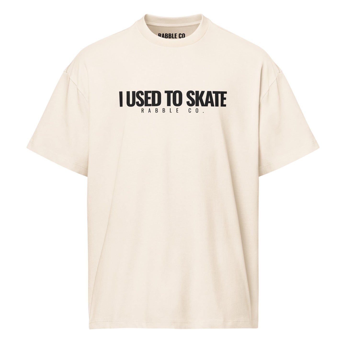 I Used To Skate - Heavyweight Men’s box tee - RABBLE COMPANY