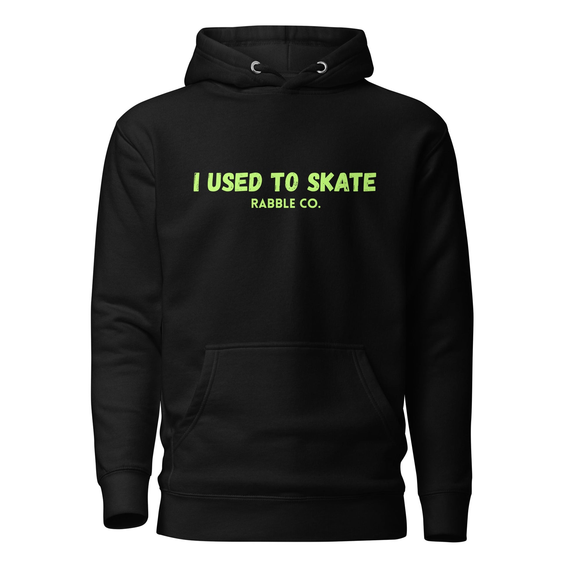 I Used To Skate (Lime) - Hoodie - RABBLE COMPANY