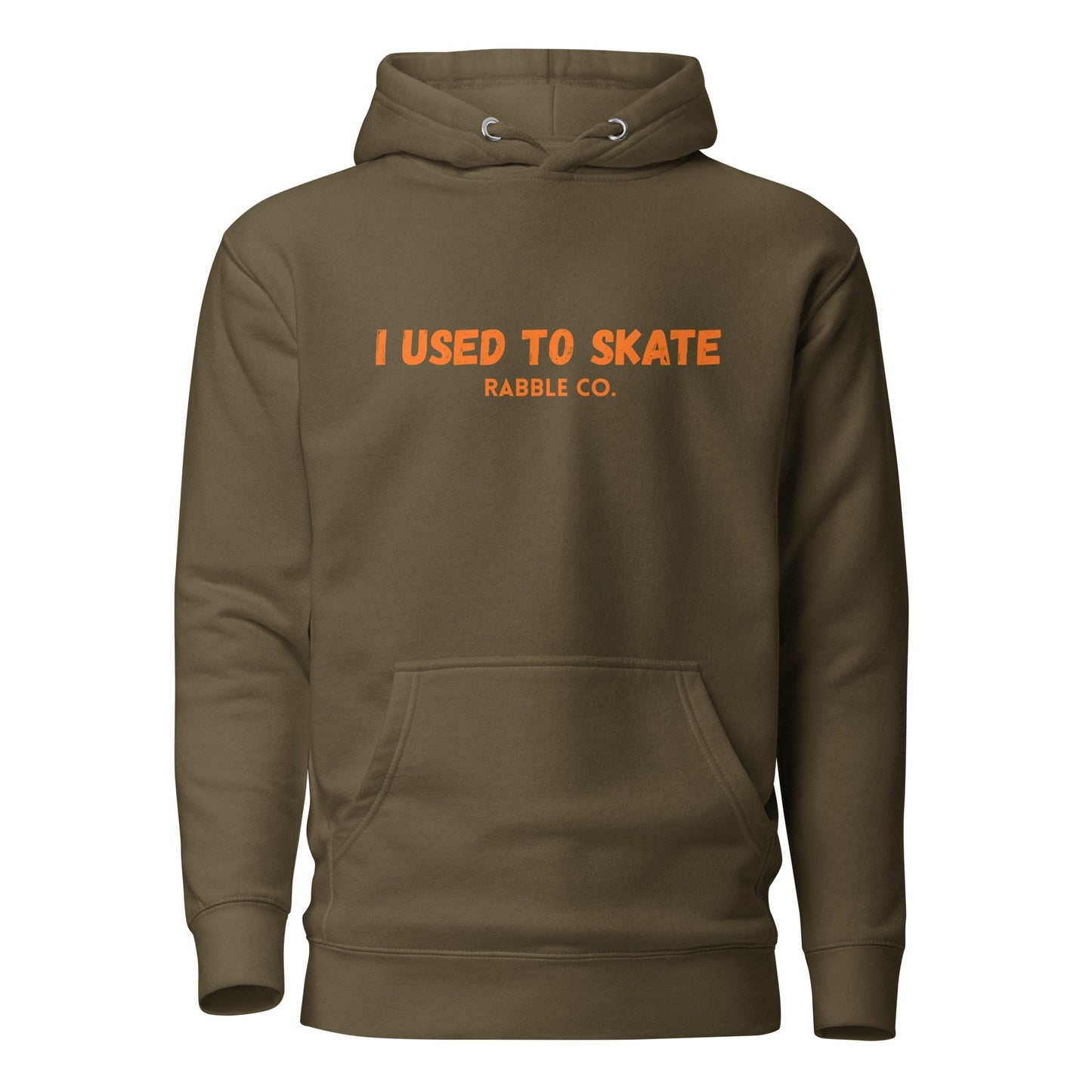 I Used To Skate (Orange) - Hoodie - RABBLE COMPANY