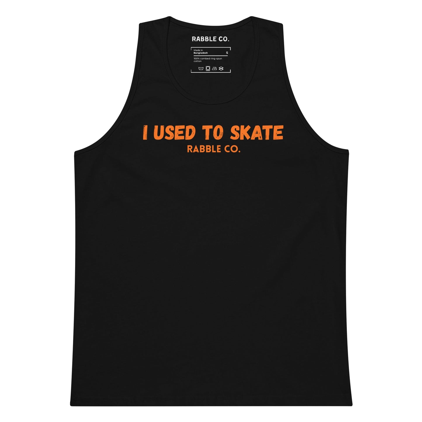 I Used To Skate (Orange) - Tank Top - RABBLE COMPANY