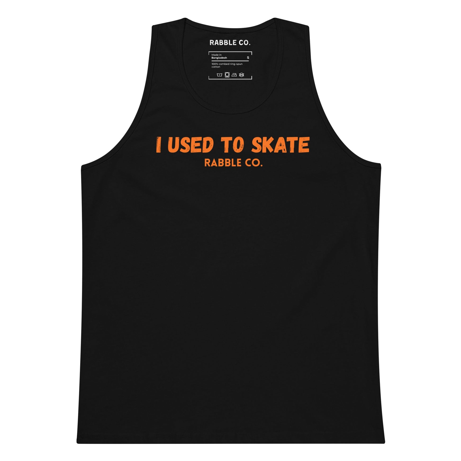 I Used To Skate (Orange) - Tank Top - RABBLE COMPANY