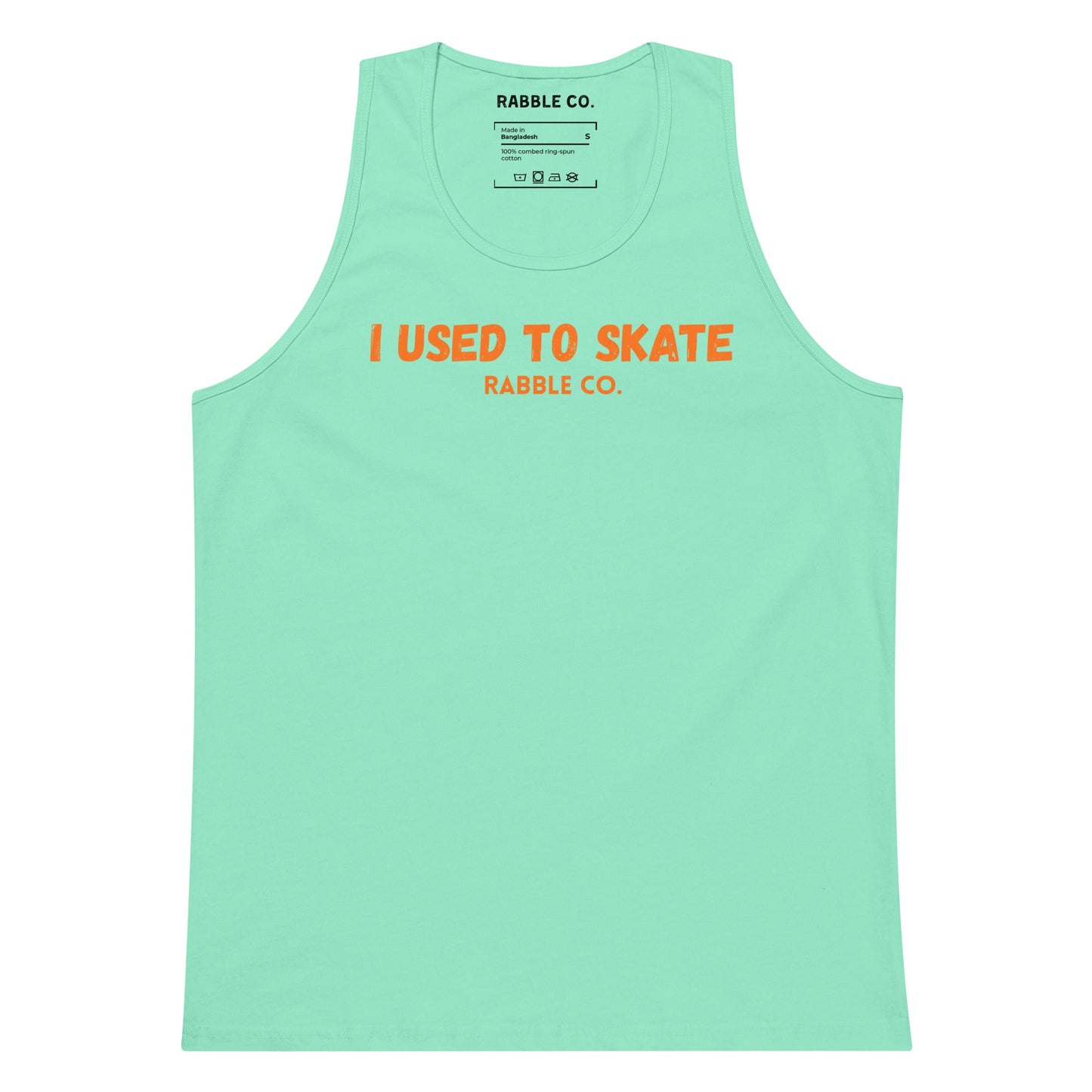 I Used To Skate (Orange) - Tank Top - RABBLE COMPANY