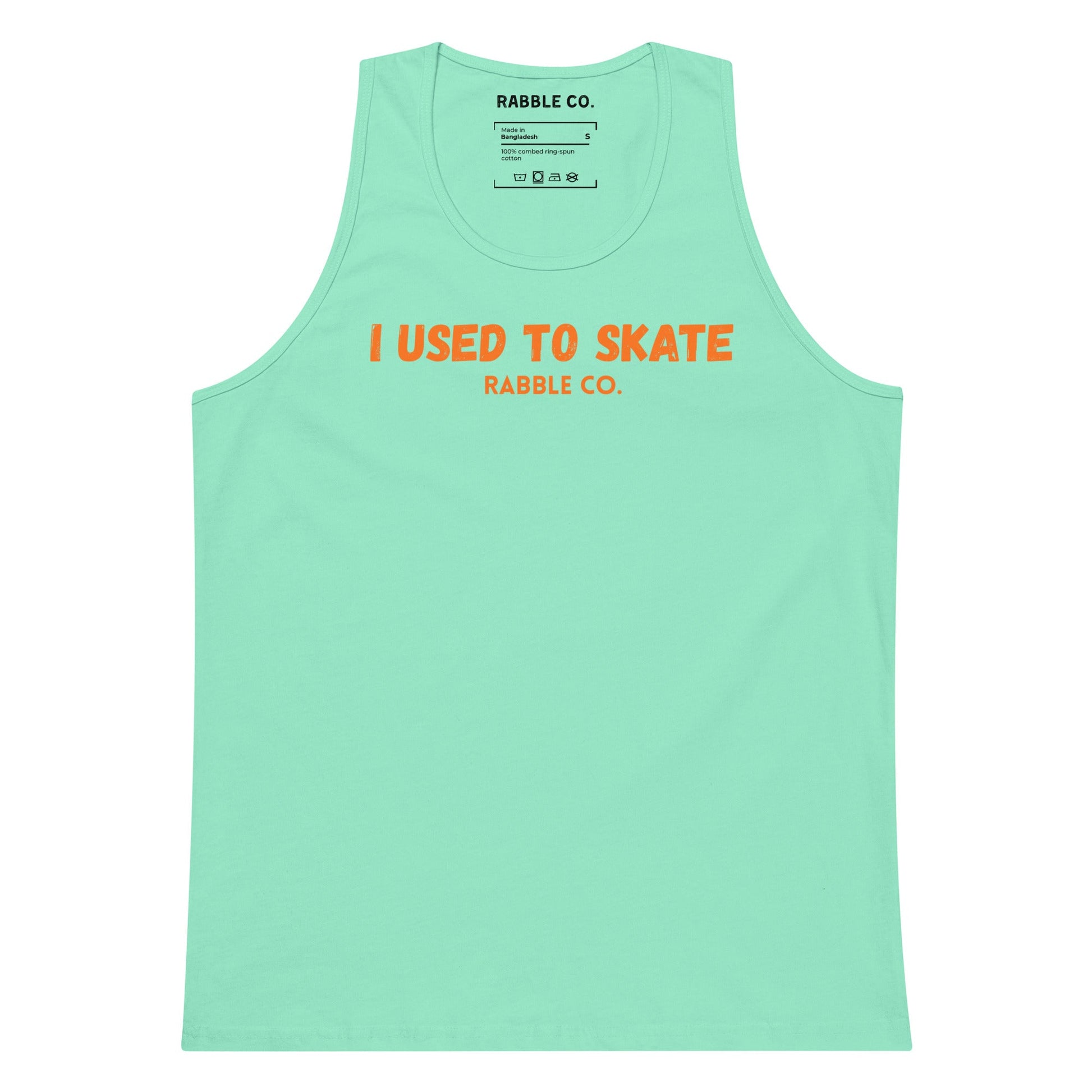 I Used To Skate (Orange) - Tank Top - RABBLE COMPANY