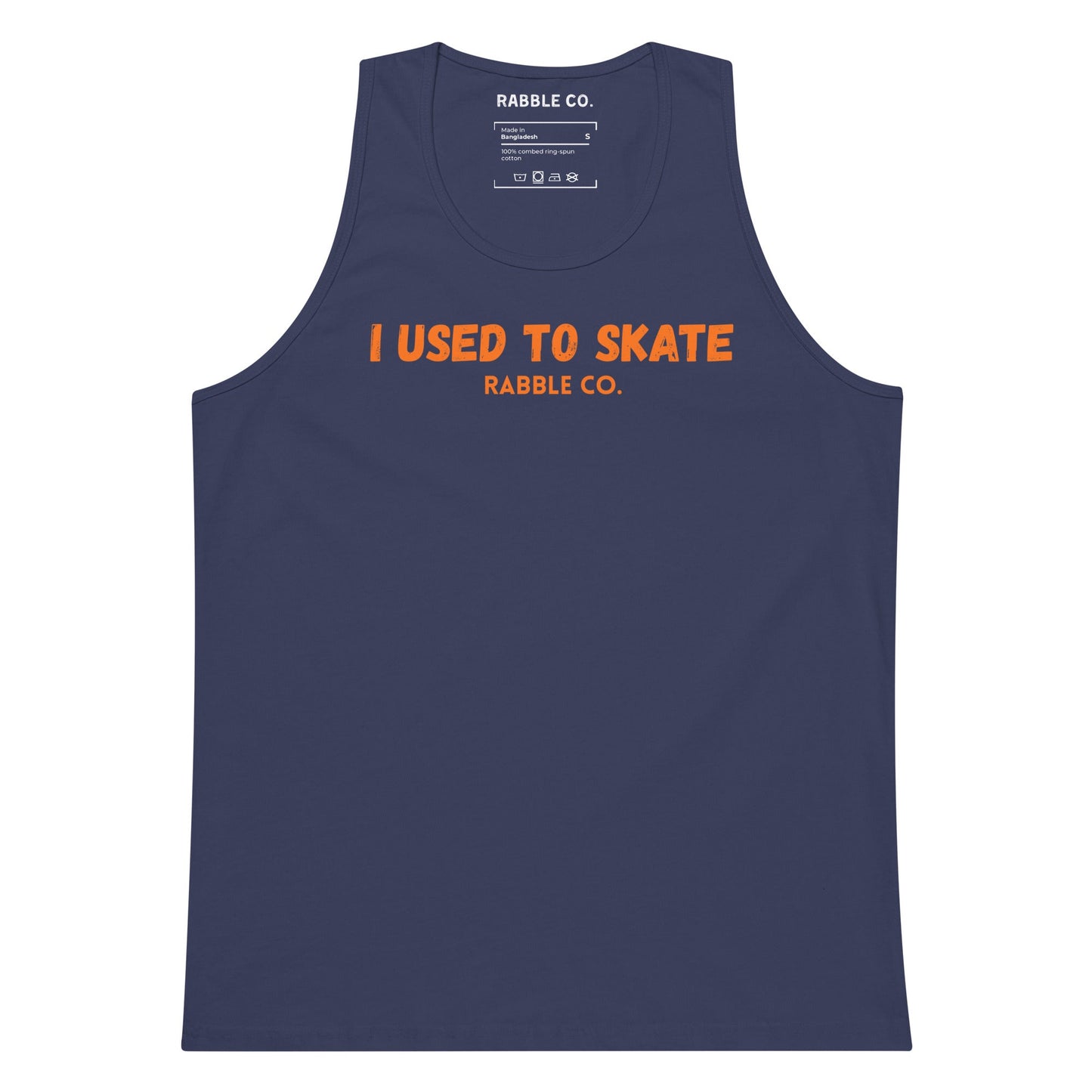 I Used To Skate (Orange) - Tank Top - RABBLE COMPANY