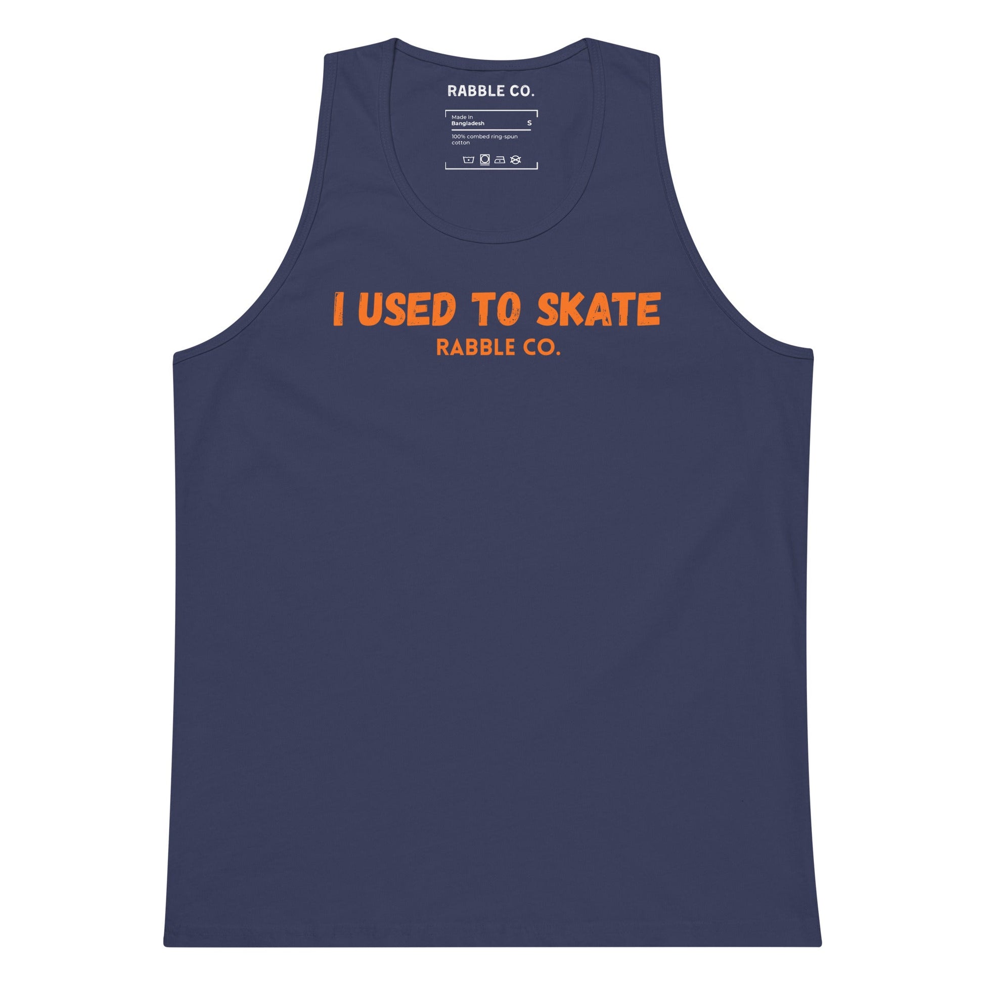 I Used To Skate (Orange) - Tank Top - RABBLE COMPANY