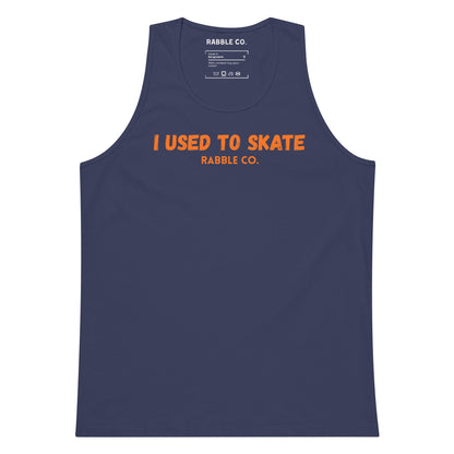 I Used To Skate (Orange) - Tank Top - RABBLE COMPANY