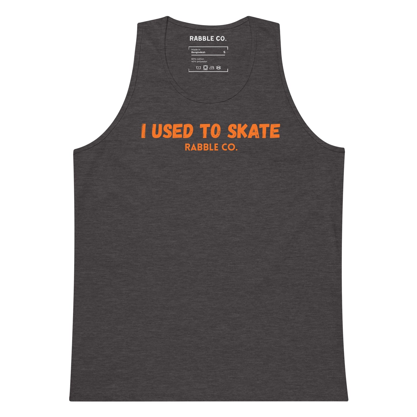 I Used To Skate (Orange) - Tank Top - RABBLE COMPANY