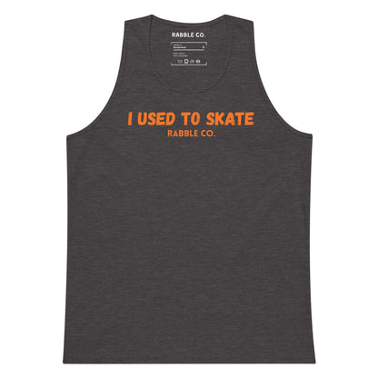 I Used To Skate (Orange) - Tank Top - RABBLE COMPANY