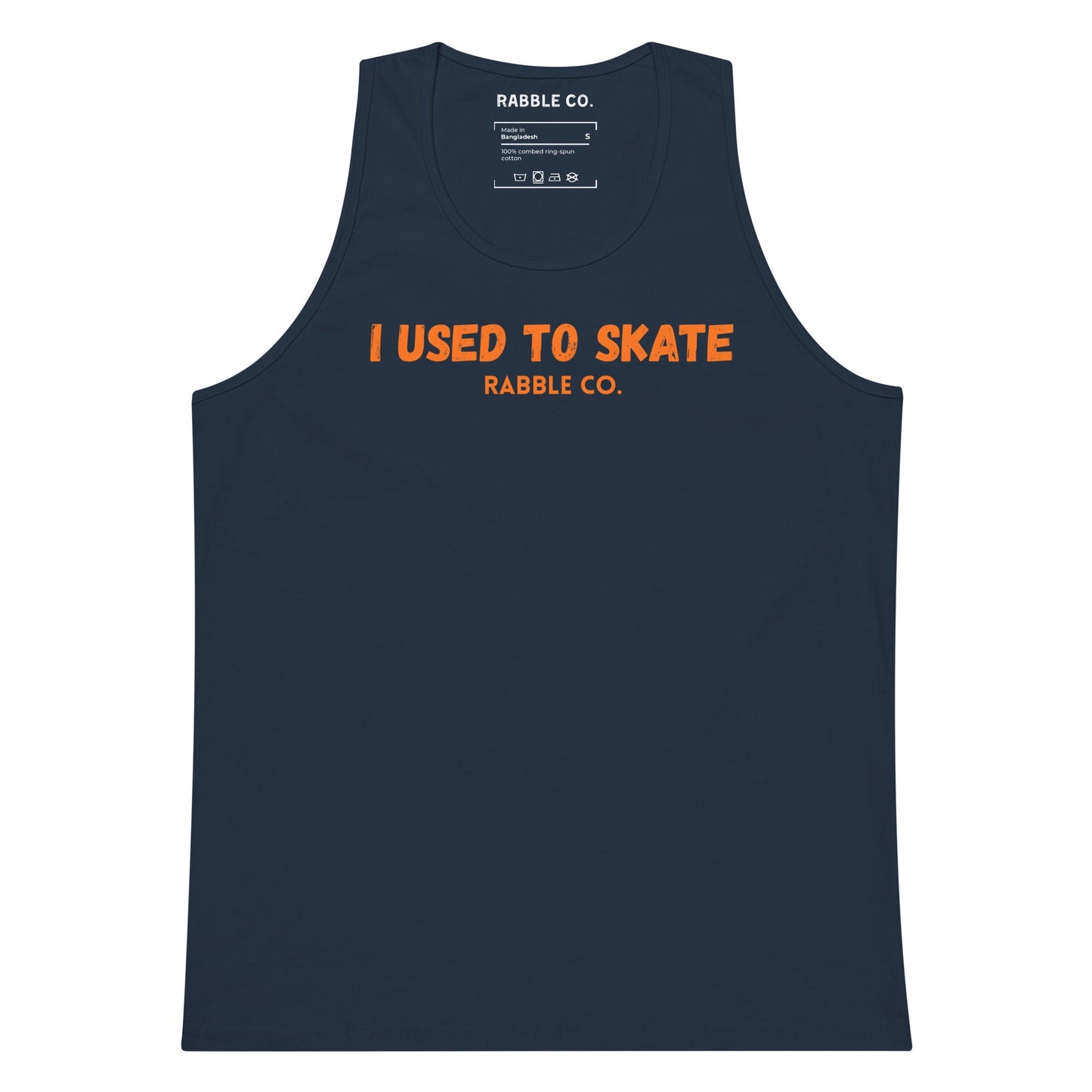 I Used To Skate (Orange) - Tank Top - RABBLE COMPANY