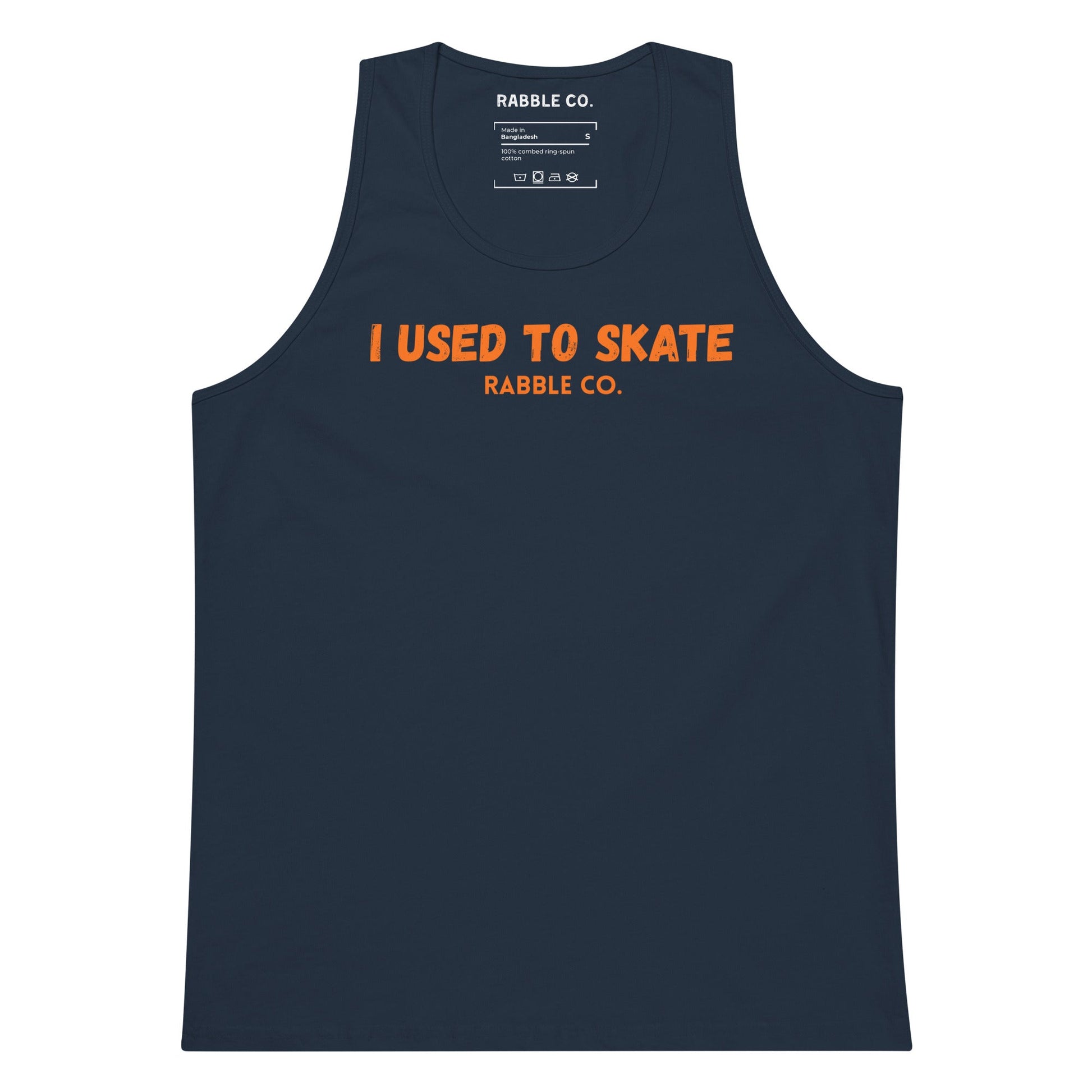 I Used To Skate (Orange) - Tank Top - RABBLE COMPANY