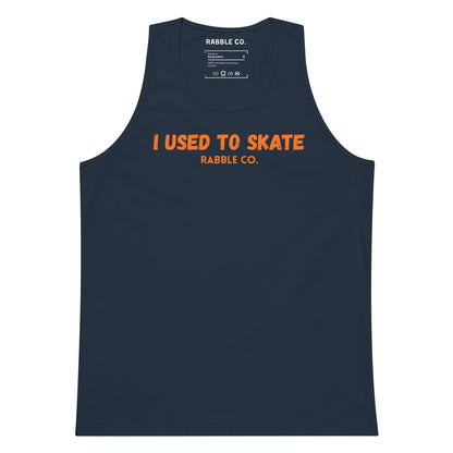 I Used To Skate (Orange) - Tank Top - RABBLE COMPANY