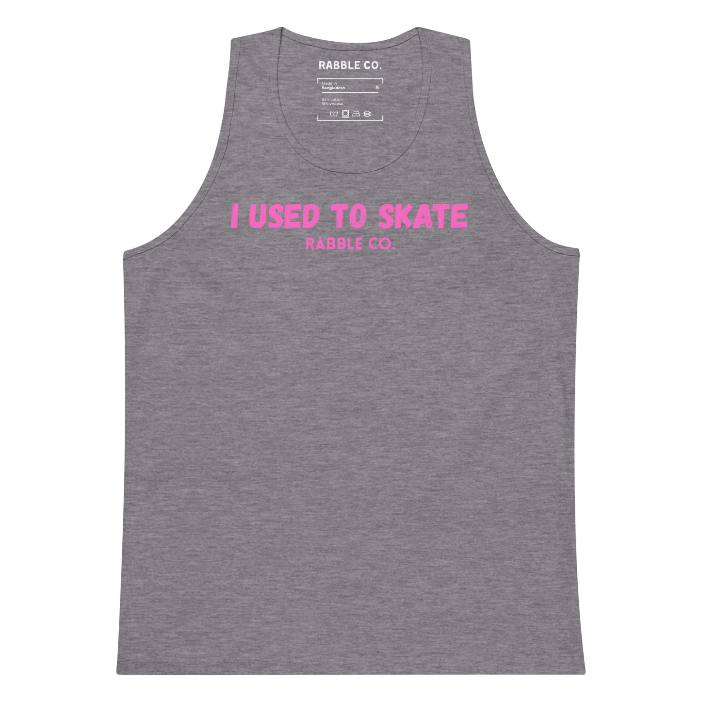 I Used To Skate (Pink) - Tank Top - RABBLE COMPANY