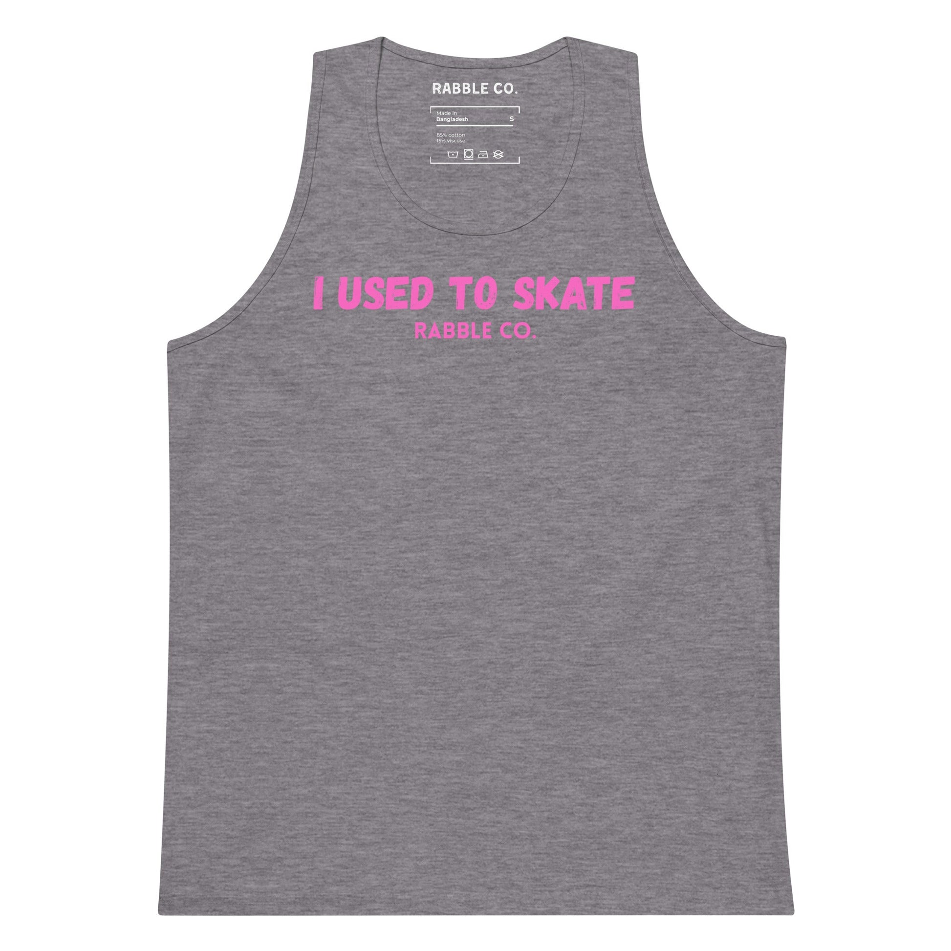 I Used To Skate (Pink) - Tank Top - RABBLE COMPANY