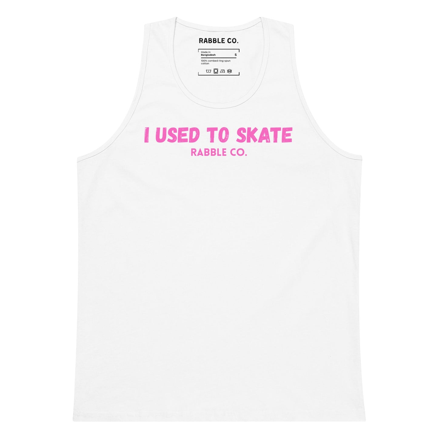 I Used To Skate (Pink) - Tank Top - RABBLE COMPANY