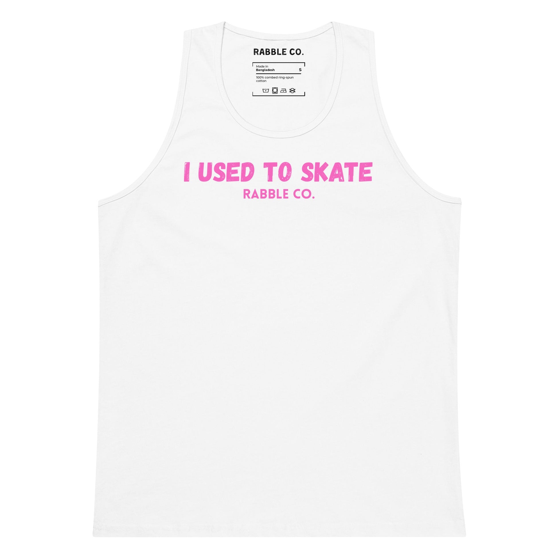 I Used To Skate (Pink) - Tank Top - RABBLE COMPANY