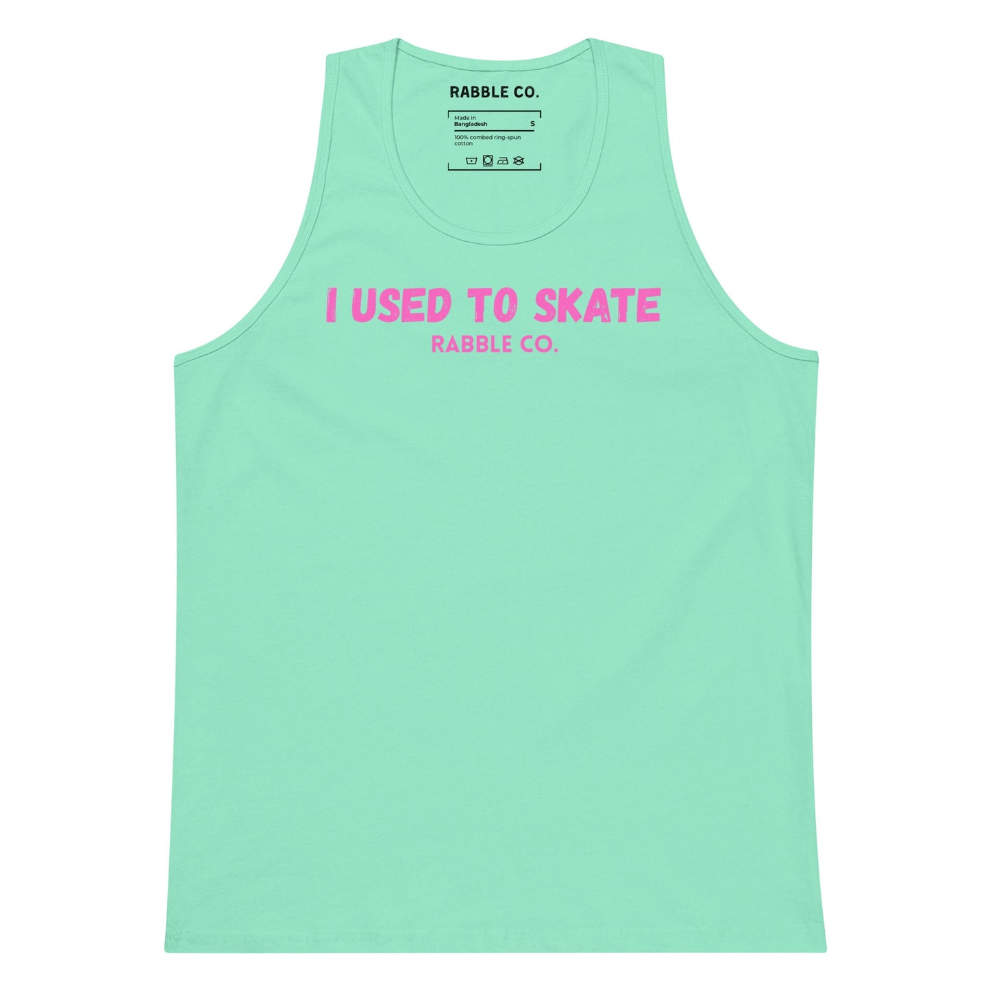 I Used To Skate (Pink) - Tank Top - RABBLE COMPANY