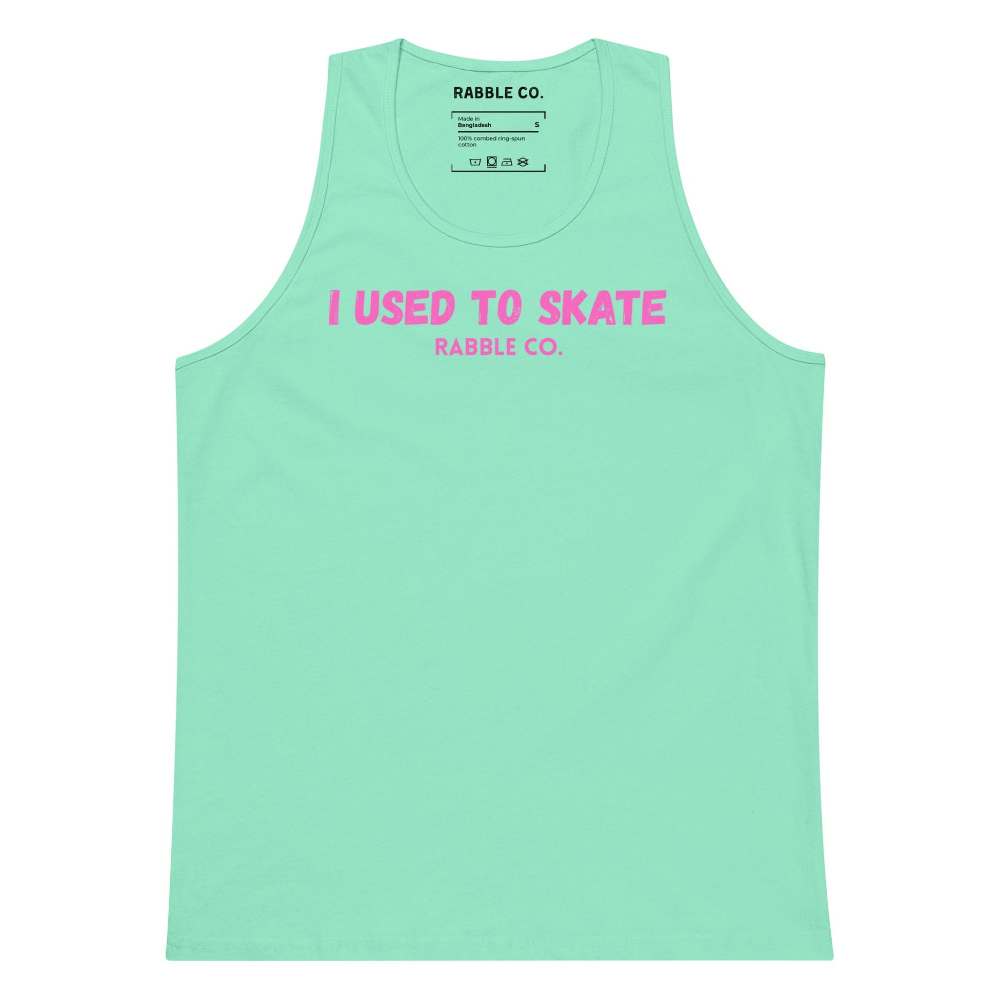 I Used To Skate (Pink) - Tank Top - RABBLE COMPANY