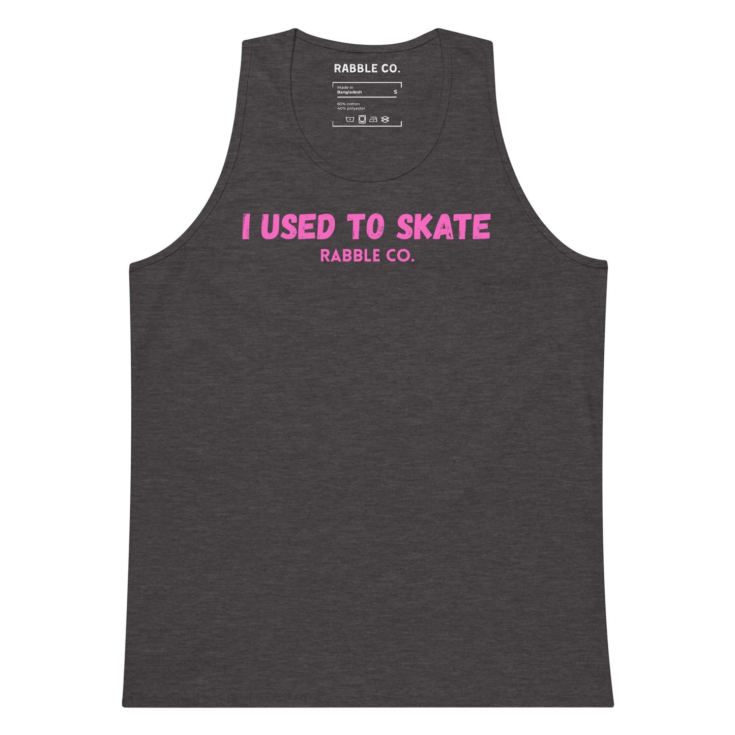 I Used To Skate (Pink) - Tank Top - RABBLE COMPANY
