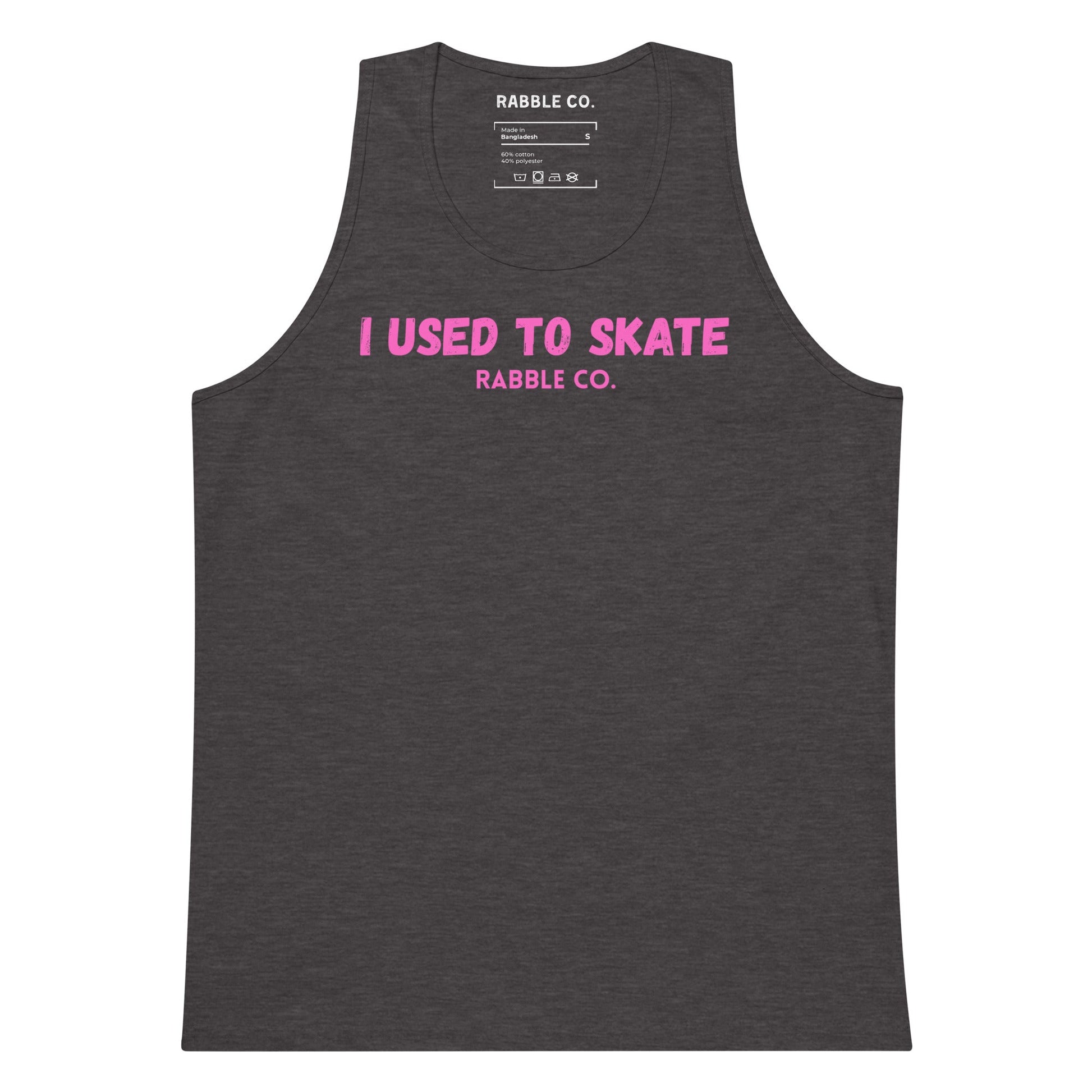 I Used To Skate (Pink) - Tank Top - RABBLE COMPANY