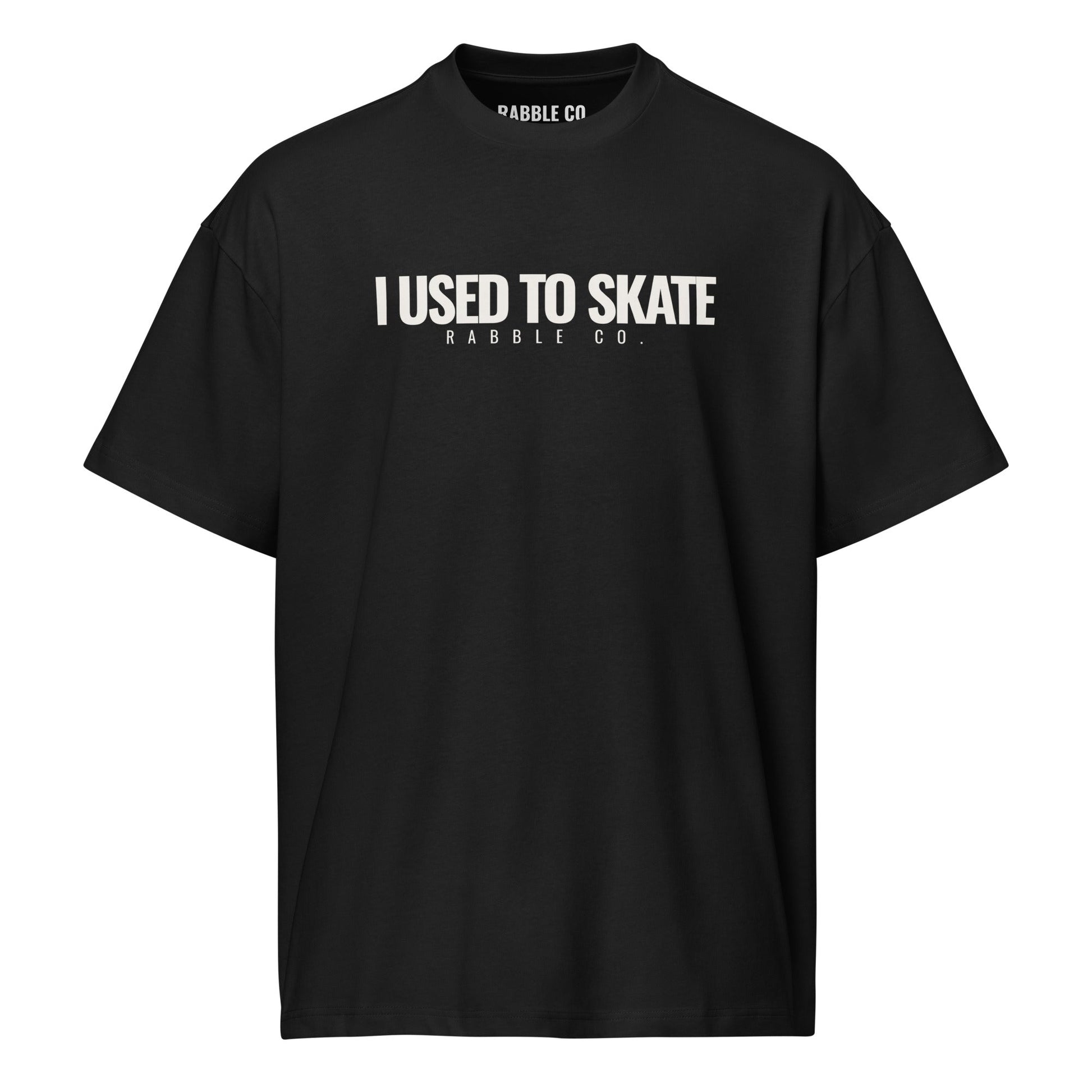 I Used To Skate (W) - Heavyweight Men’s box tee - RABBLE COMPANY