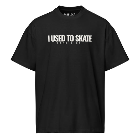 I Used To Skate (W) - Heavyweight Men’s box tee - RABBLE COMPANY