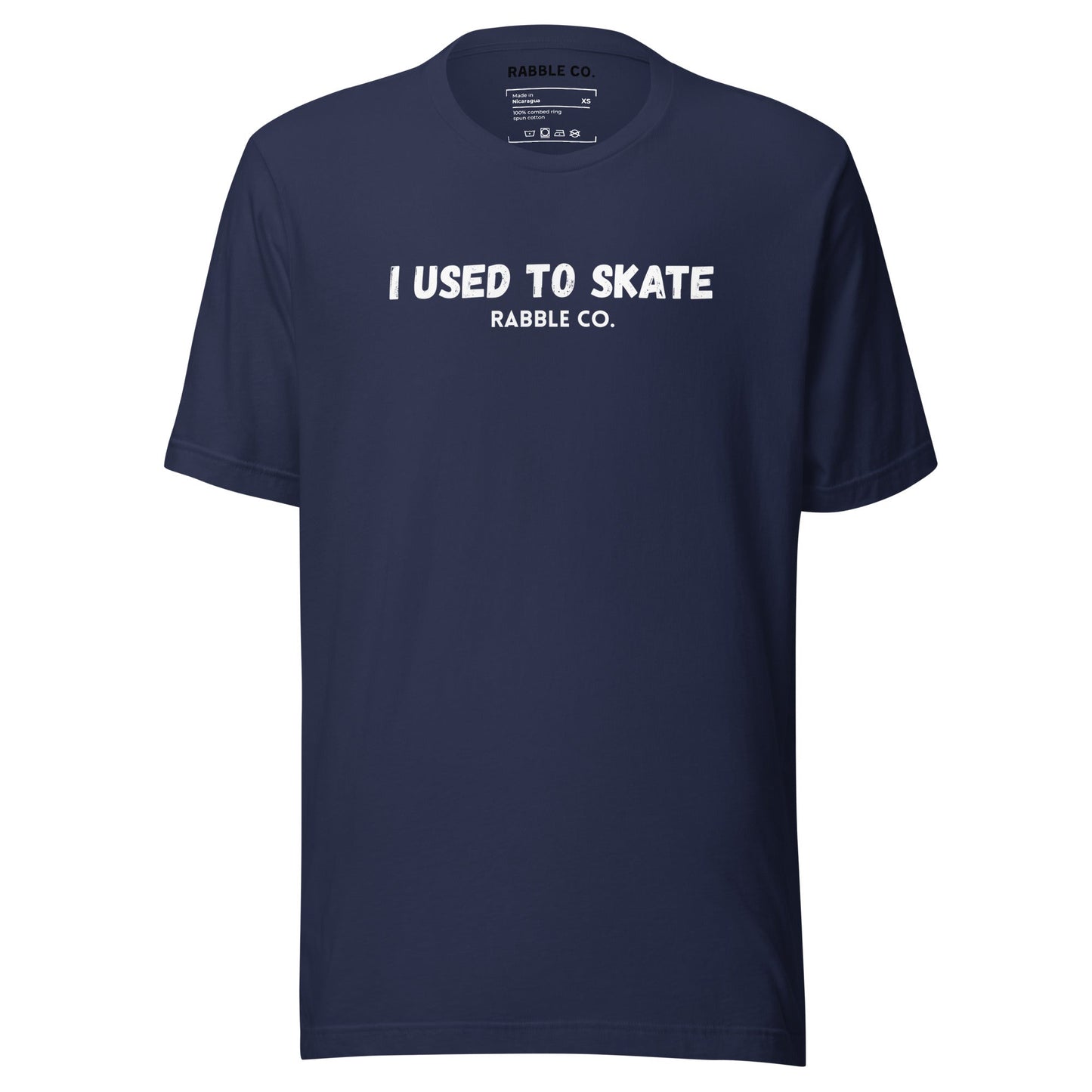 I Used To Skate (WH) - T-Shirt - RABBLE COMPANY
