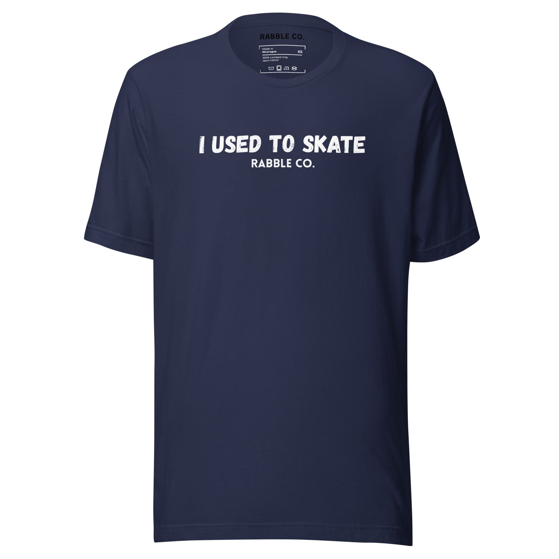 I Used To Skate (WH) - T-Shirt - RABBLE COMPANY