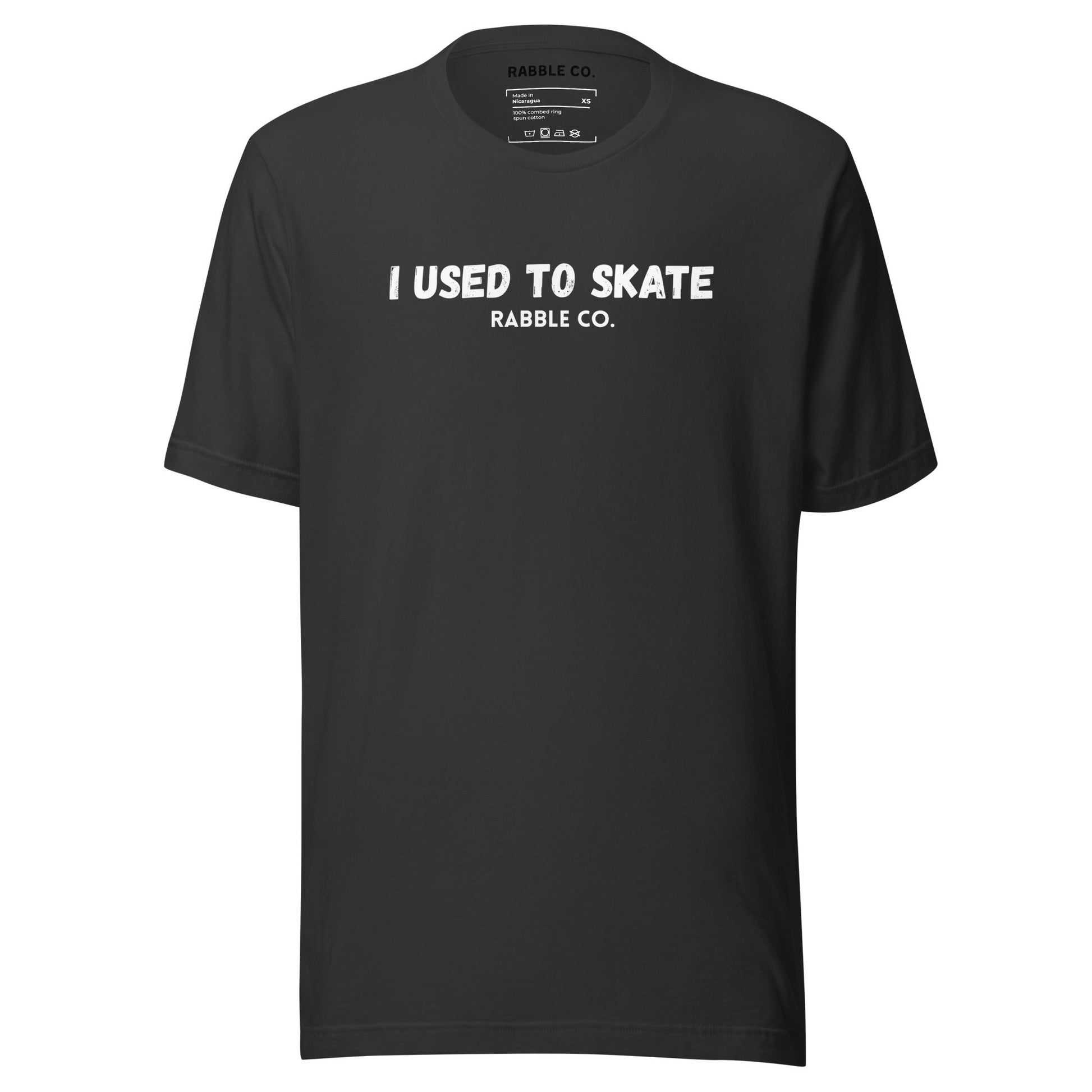 I Used To Skate (WH) - T-Shirt - RABBLE COMPANY