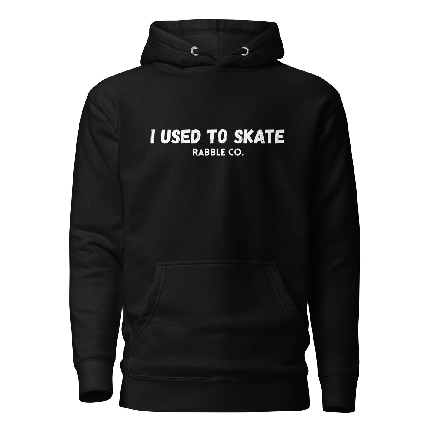 I Used To Skate (White) - Hoodie - RABBLE COMPANY