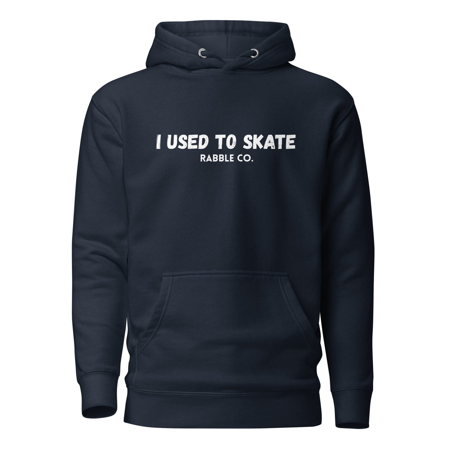 I Used To Skate (White) - Hoodie - RABBLE COMPANY
