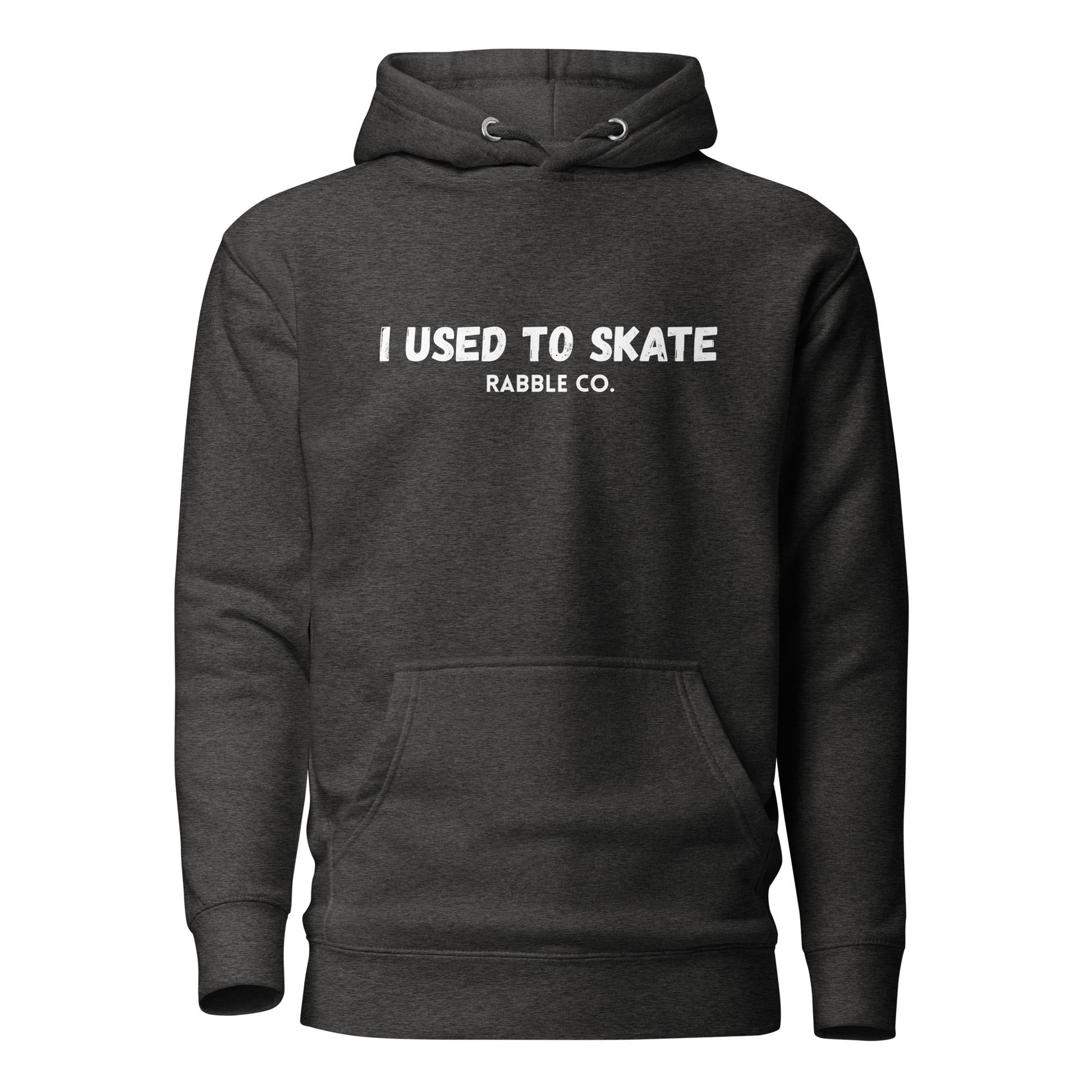 I Used To Skate (White) - Hoodie - RABBLE COMPANY