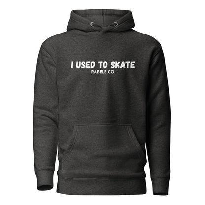 I Used To Skate (White) - Hoodie - RABBLE COMPANY