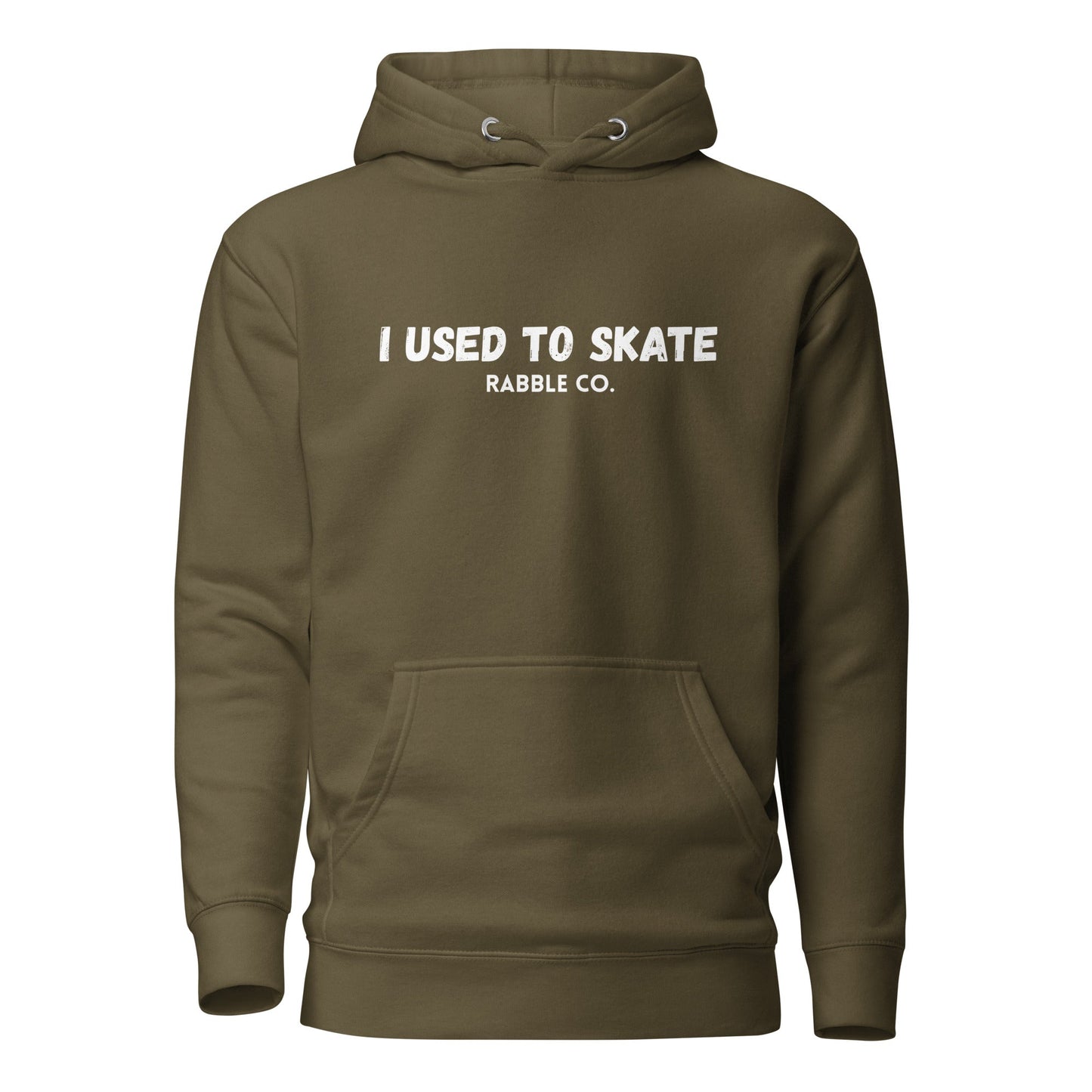 I Used To Skate (White) - Hoodie - RABBLE COMPANY