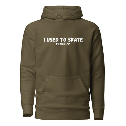 I Used To Skate (White) - Hoodie - RABBLE COMPANY