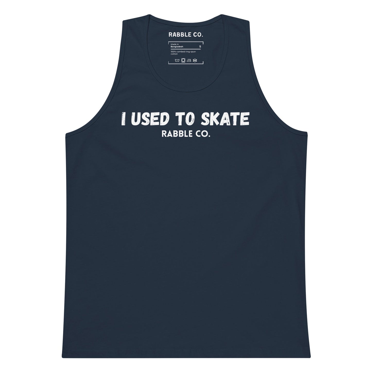 I Used To Skate (White) - Tank Top - RABBLE COMPANY