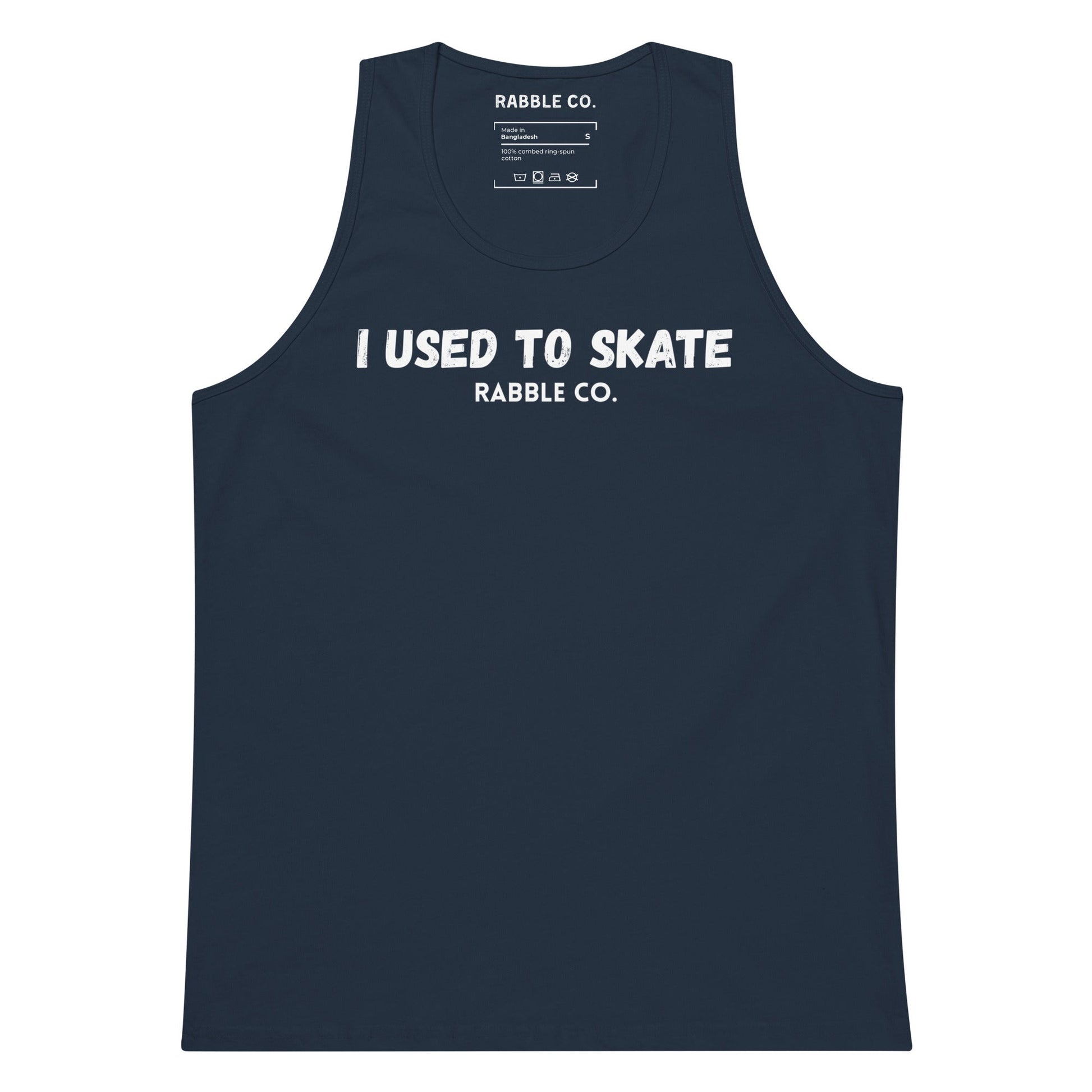 I Used To Skate (White) - Tank Top - RABBLE COMPANY