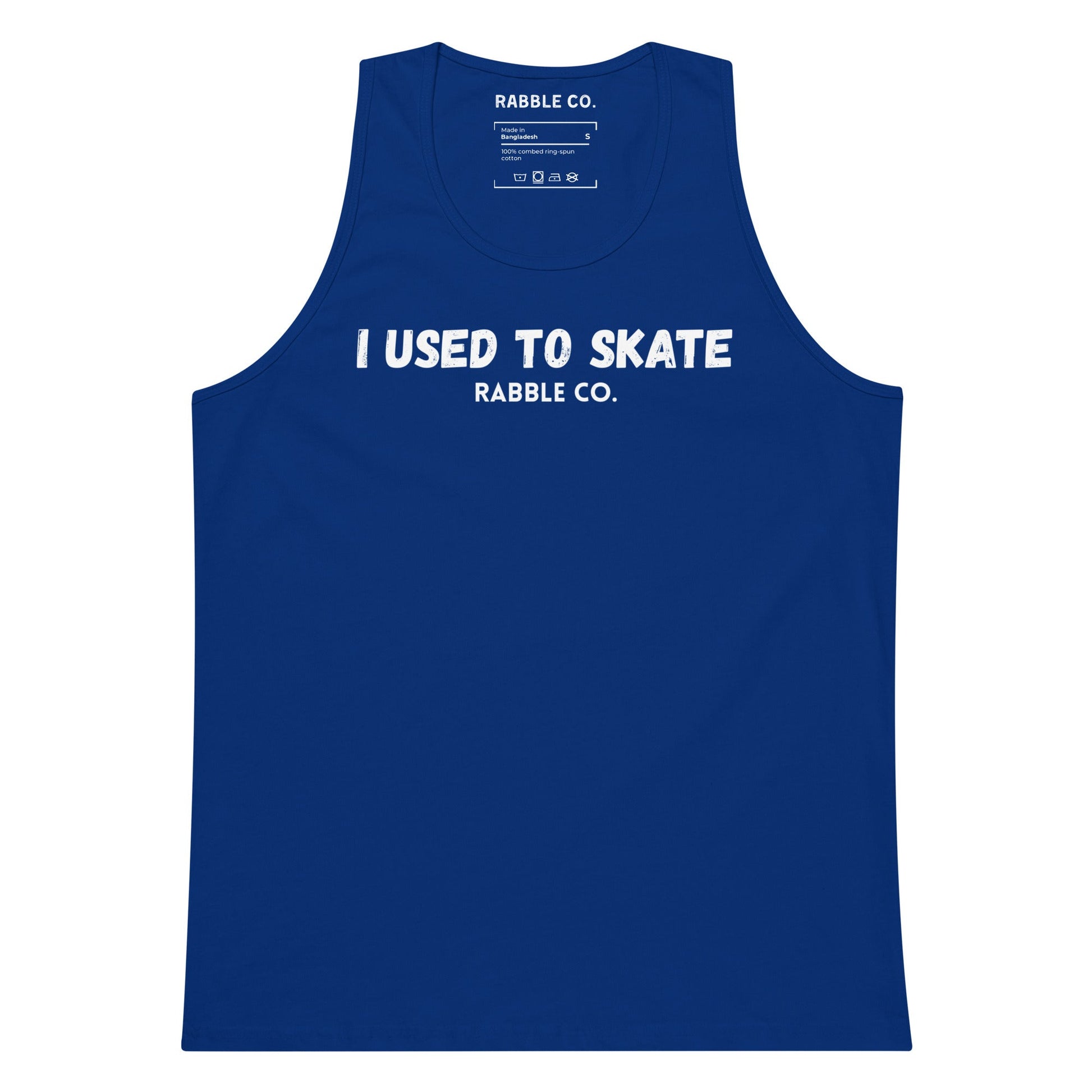 I Used To Skate (White) - Tank Top - RABBLE COMPANY