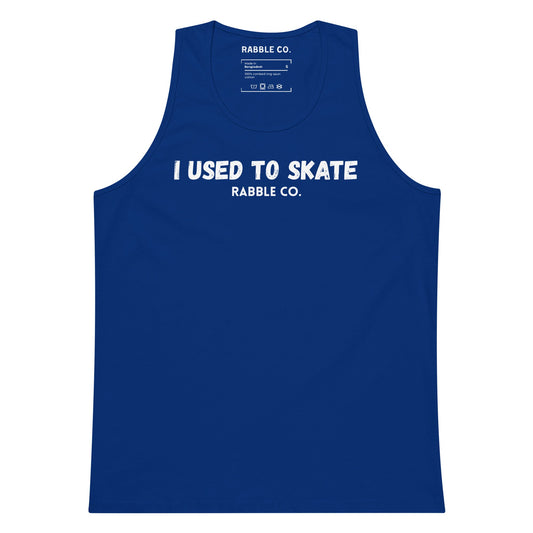 I Used To Skate (White) - Tank Top - RABBLE COMPANY