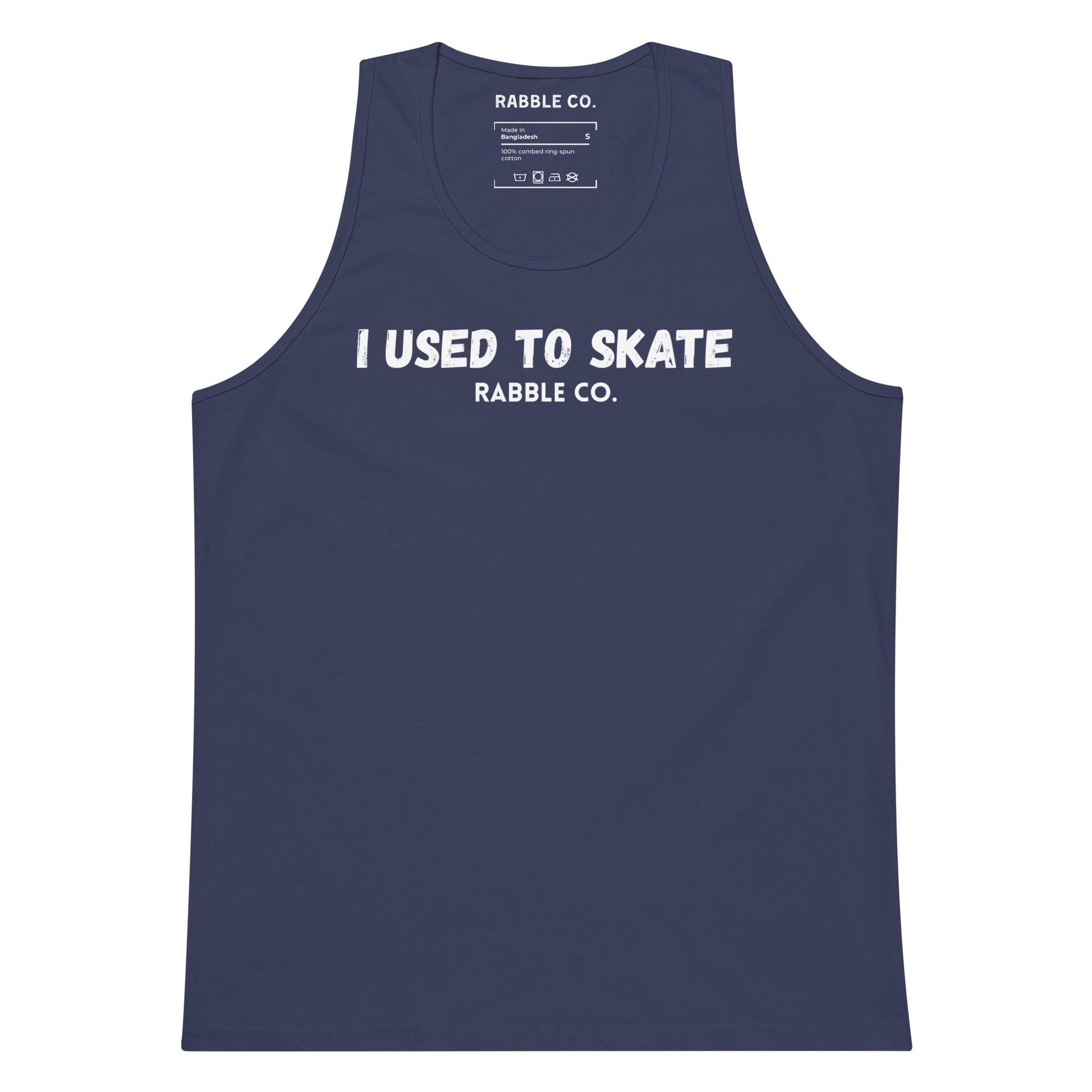 I Used To Skate (White) - Tank Top - RABBLE COMPANY